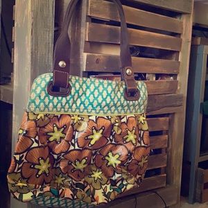 Fossil Retro Vinyl/Fabric Bag